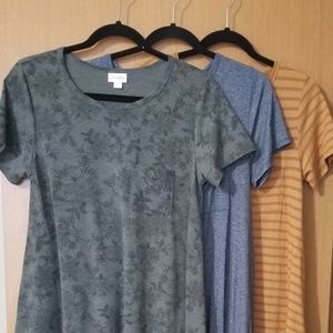 Set of 3 LuLaRoe Carly dresses